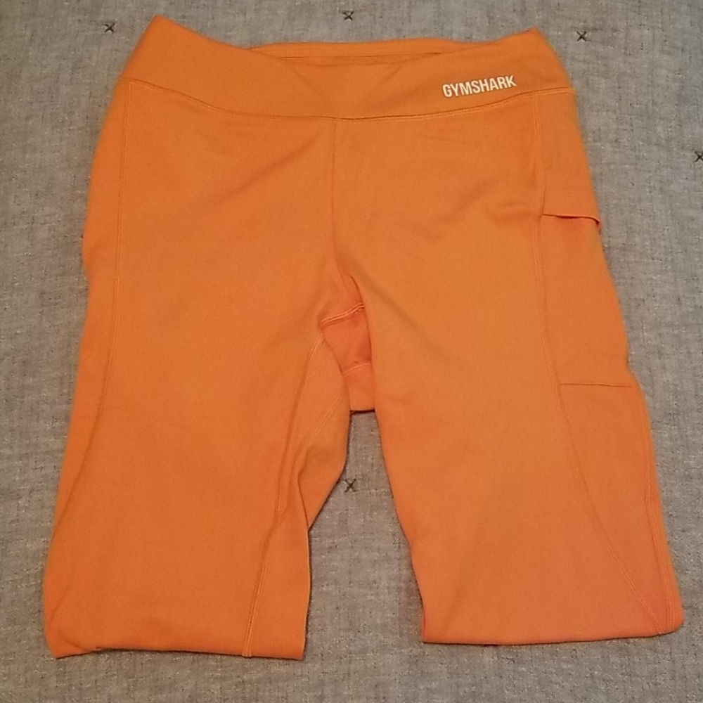 GYMSHARK TIGHTS BRIGHT ORANGE